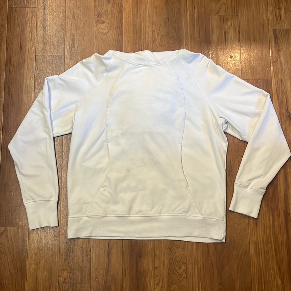 Lululemon Size 10 White Hoodie